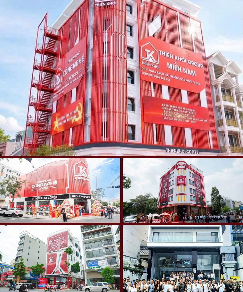 Các trụ sở của Thiên Khôi Group tại TP.HCM
